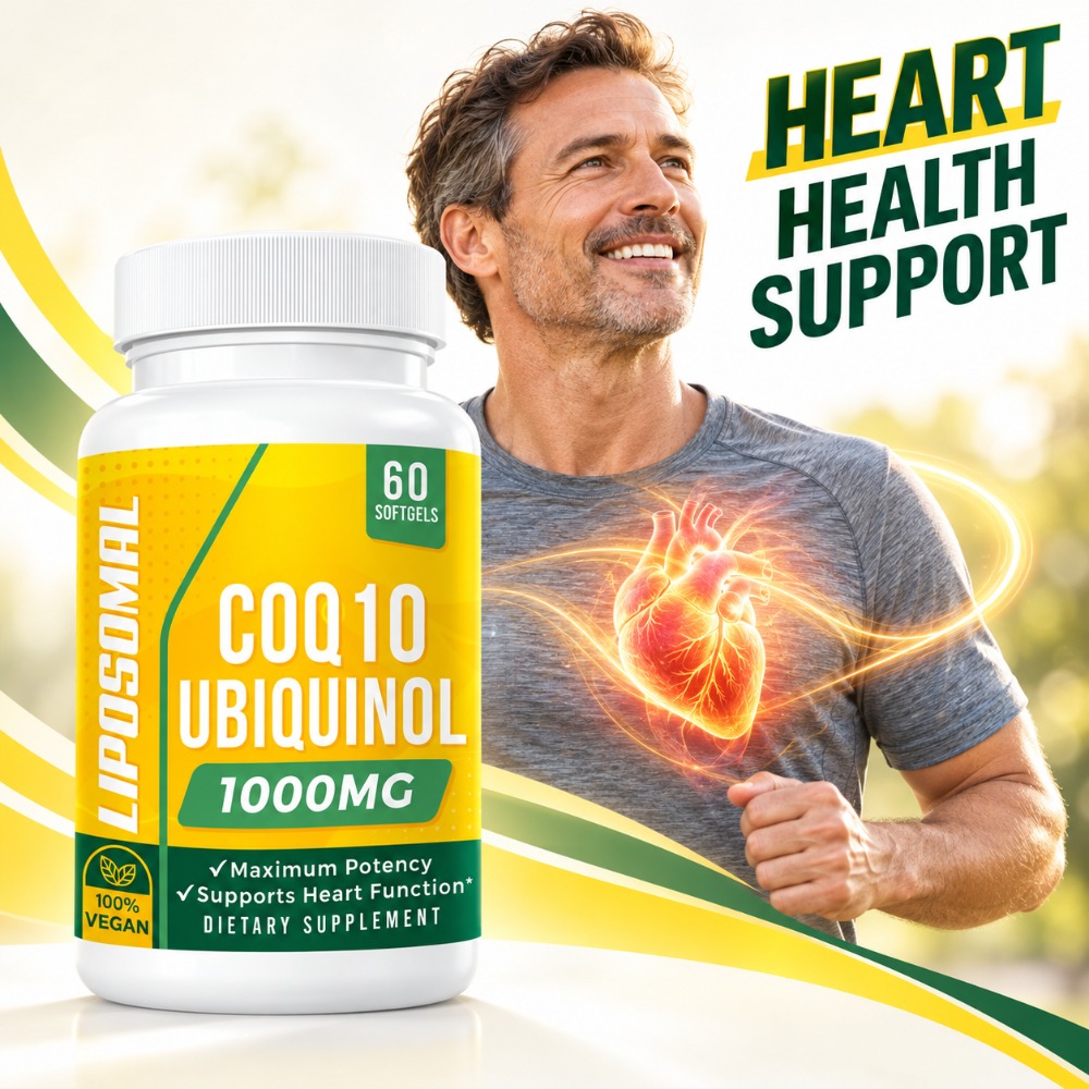 CoQ10 Ubiquinol Softgels Heart - Coq10 Ubiquinol Softgel ulasan dan harga